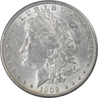 1902 O Morgan Dollar AU About Uncirculated 90% Silver $1 US Coin Collectible