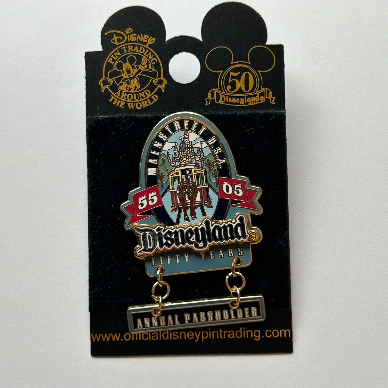 Passholder Exclusive Fifty Years Collection Main Street, USA Disney Pin 44425