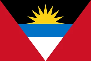 Antigua and Barbuda Flag Self Adhesive Sticker
