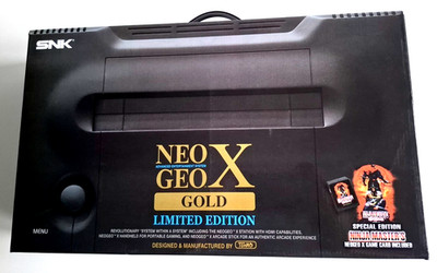 Neo Geo Gold Limited Edition Konsole console inkl. 21 Games w NEU OVP NEW MOC