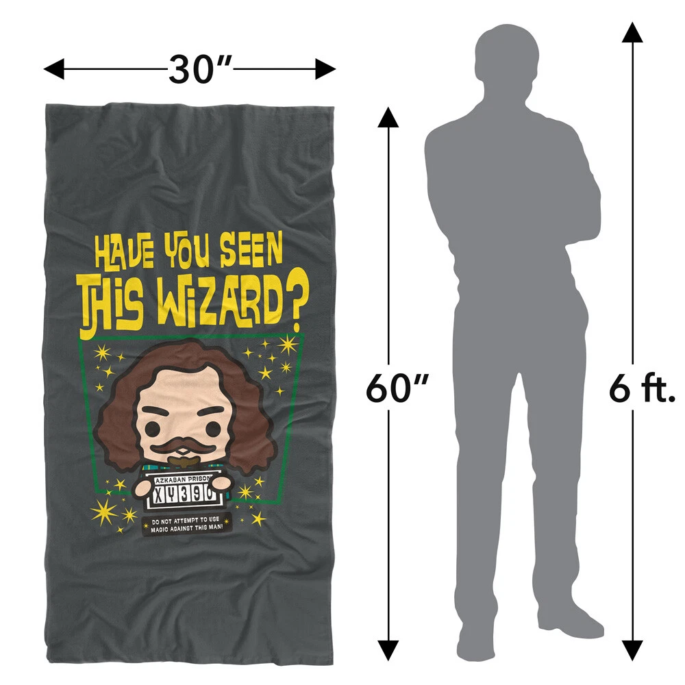Harry Potter Have You Seen This Wizard? Officially Licensed Beach Towel 30"x60"