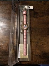 VTG DISNEY Wrist Watch TimeWorks Winnie the Pooh EEYORE Pink NEW W/Tag & Case