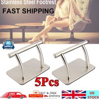 5pcs Quality Stainless Steel Footrest Chair Salon Equipment Tattoo Hairdressing 5pcs Quality Stainless Steel Footrest Chair Salon Equipment Tattoo Hairdressing