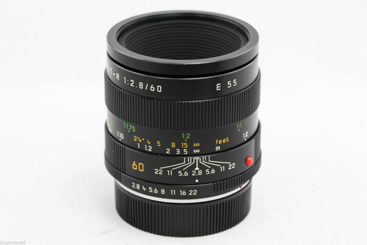 Leica MACRO-ELMARIT-R 60mm Focal f/2.8 Camera Lenses for sale - eBay