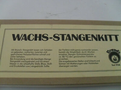 BRAND HEKA Wachsstangen-Kitt Himmel - Blau Reparatur-Wachs Möbel Laminat Parkett Oldtimer