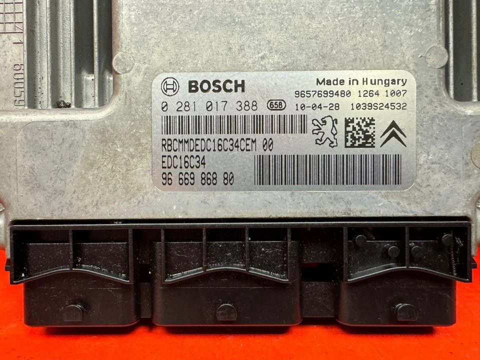 PEUGEOT 207 1.4 HDI KIT DEMARRAGE CALCULATEUR 0281017388 9666986880 - Photo 2/4