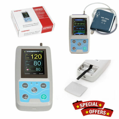 ABPM50 Handheld NIBP Holter Automatisch 24h Ambulantes Blutdruckmessgerät, PC-SW