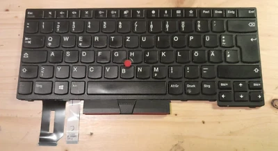 Clavier Qwertz (DE) Lenovo Pour Thinkpad T490/T480S/T495/E495/L380/L390/L480 - Photo 1/2