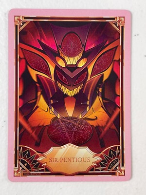 Hazbin Hotel Trading Card PINK FOIL SIR PENTIOUS 40/50