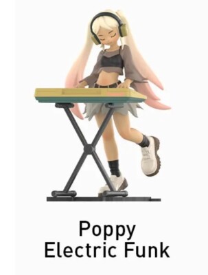 POP MART Peach Riot Rise Up Series Figure Poppy Electric Funk New
