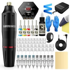 Tattoo Pen Kit Tattoo Gun Kit Rotary Tattoo Machine Kit Complete Professional