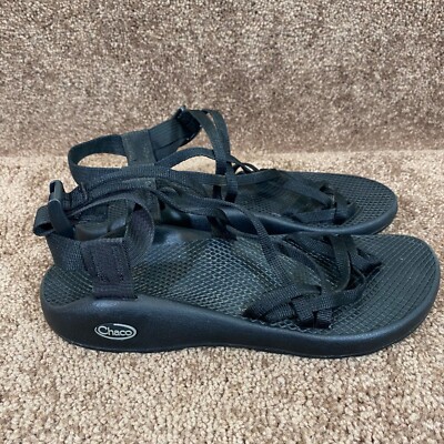 Chaco Z2 Cloud Sandals Womens 10 Black Strappy Sport Outdoor Hiking J102038