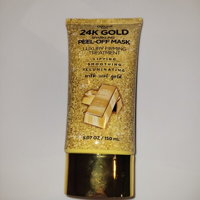 AZURE LUX 24K GOLD SPARKLING PEEL- OFF MASK 5.07 oz Sealed