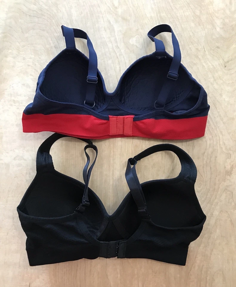 Tommy Hilfiger ideología acolchada inalámbrica camiseta sujetadores lote de 2 talla pequeña Foto 4 de 4