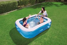 Bestway 54005 Family Pool Rectangular Blue For Sale Online Ebay