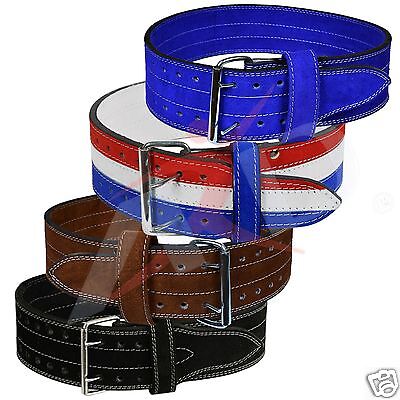 ARD Genuine Leather Power Heavy Duty Weight Lifting Body building Belt All Color 