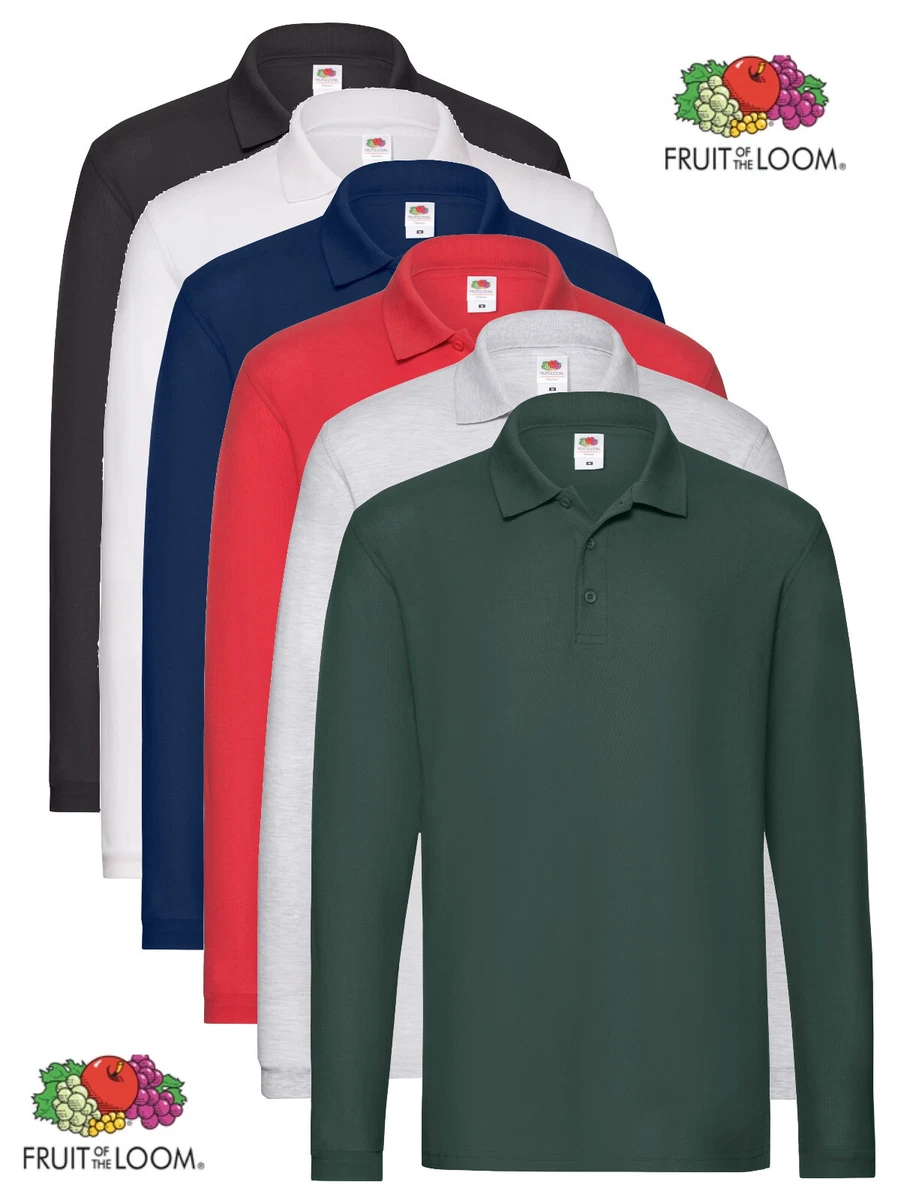 Chemise Homme Fruit Of The Loom Bleue - Taille XL (43/44), Manches Longues, 100% Coton, Neuve Avec étiquettes