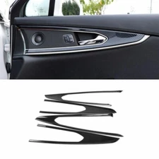For Lincoln Nautilus MKX 2016-23 Carbon Fiber Inner Door Panel Bezel Cover Trim