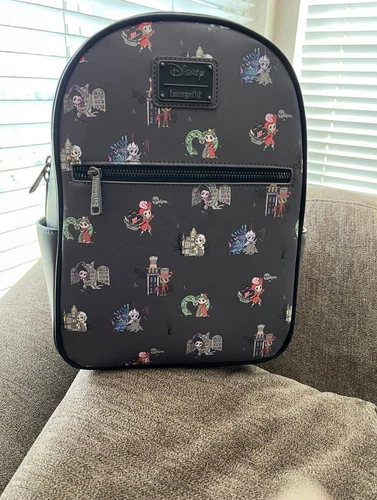 Brand New! Loungefly Mini Backpack! Featuring your favorite Disney Villains!