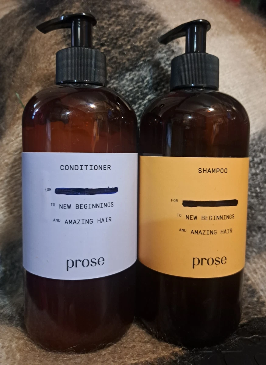 2PC. Set Prose Shampoo Conditioner New Beginnings Amazing Hair 16.54 ozs Ea