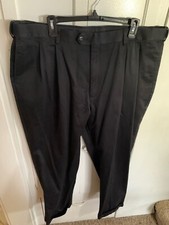 50% SALE Savane Select Edition Black Cuffed Dress Pants - Men's Size 42x30