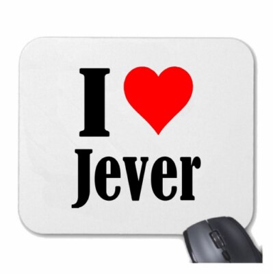 MOUSEPAD Mauspad I Love Jever Ich Liebe Jever