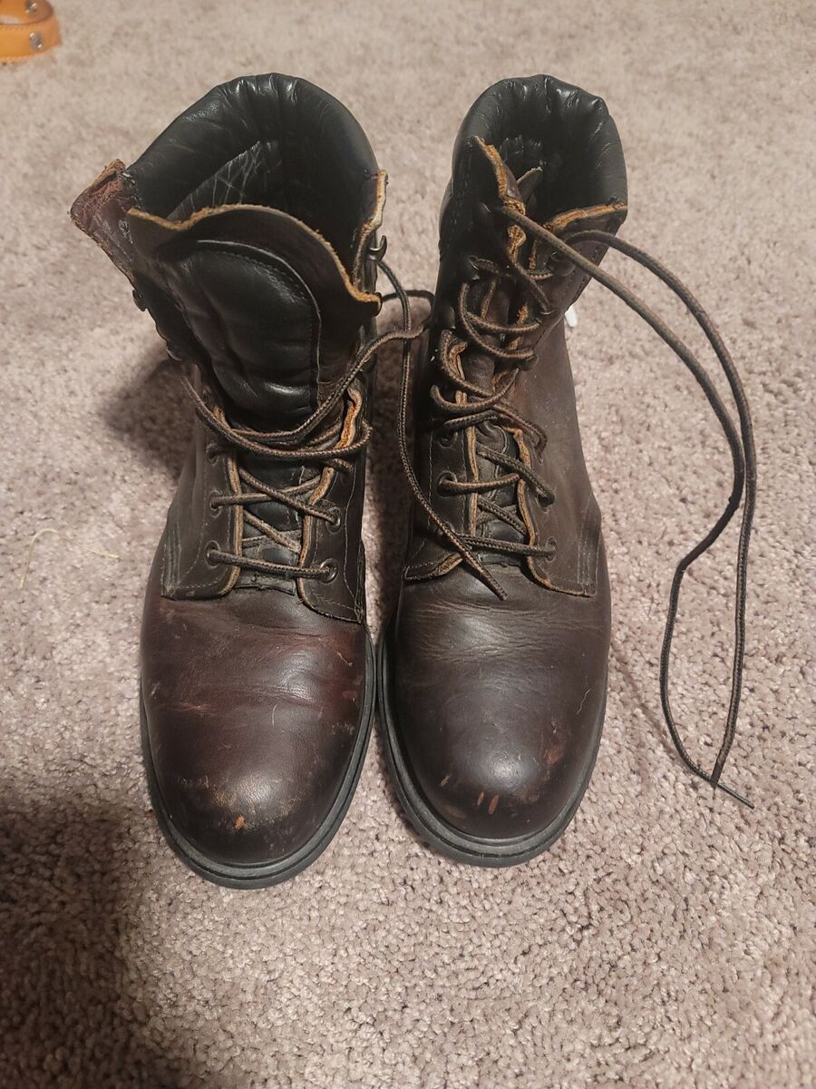 Red Wing ANSI Z41 PT99 FI/75 C/75 Brown Steel Toe Logger Red Wing ANSI Z41 PT99 FI/75 C/75 Brown Steel Toe Logger