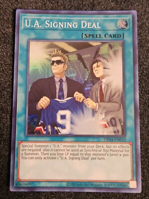 1x U.A. Signing Deal - OP14-EN010 - Super Rare - Unlimited Edition Near Mint