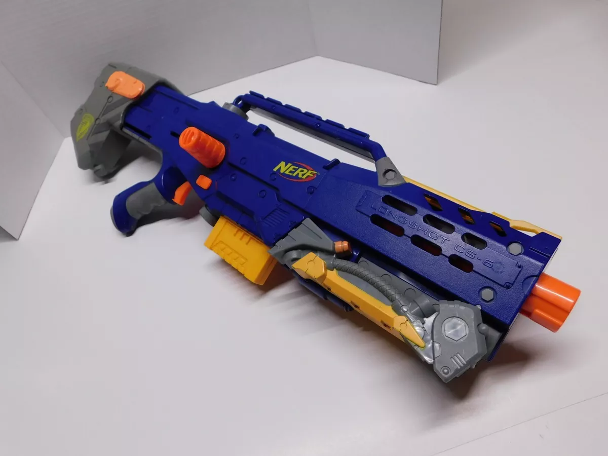  Nerf N-Strike Longstrike CS-6 Dart Blaster