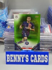 2023-24 Topps UEFA Soccer Neon Green Foil 27/199 Kylian Mbappe