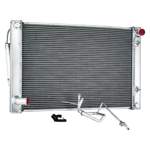 Aluminum Radiator w/Condenser Combo For 10-20 Nissan 370Z 2007-15 Infiniti - Picture 1 of 8