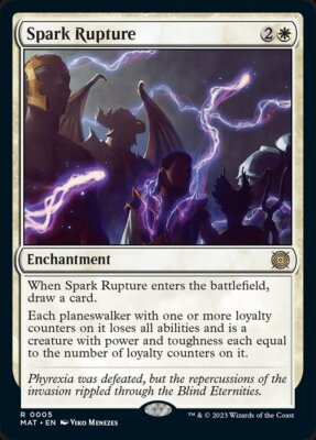 MTG Spark Rupture (5/230) March of the Machine The Aftermath NM