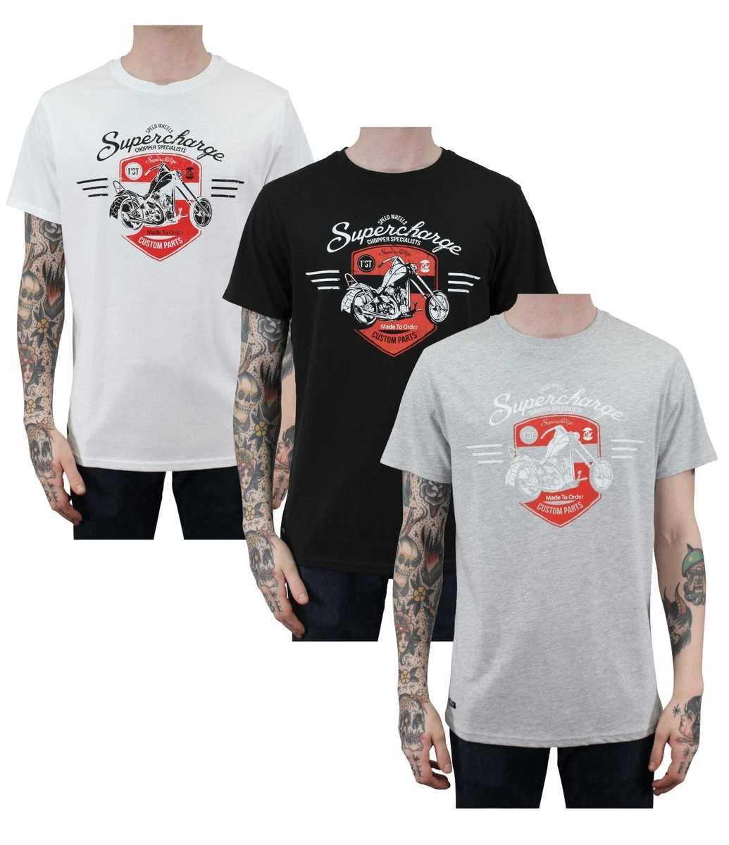 MARCELLO Men s Super Charge Printed Summer T shirt