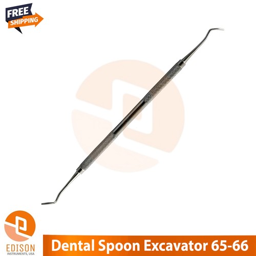 Dental Spoon Shaped Excavator 65/66 Double Ended Composite Decay Treatment Tools - Picture 2 of 3