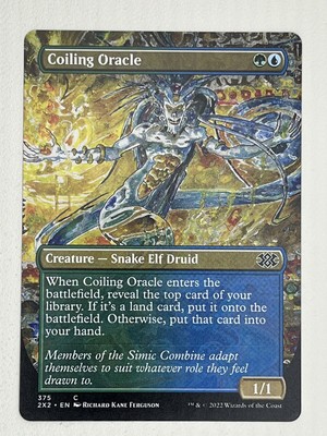 Coiling Oracle (Borderless) 375 - Double Masters 2022 - MTG - NM - Regular