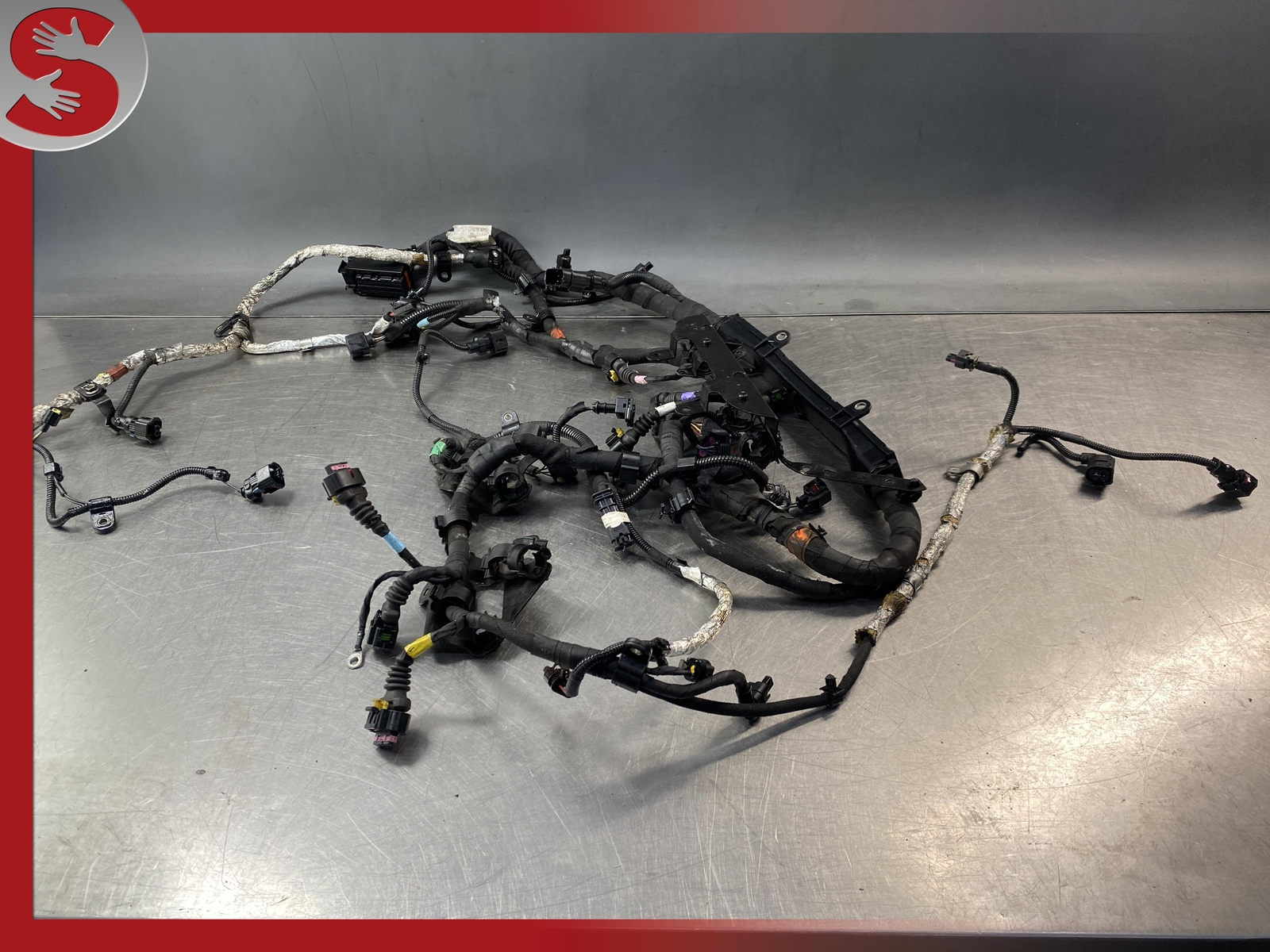 2014-2017 MASERATI GHIBLI S 3.0L V6 RWD ENGINE WIRING HARNESS OEM.