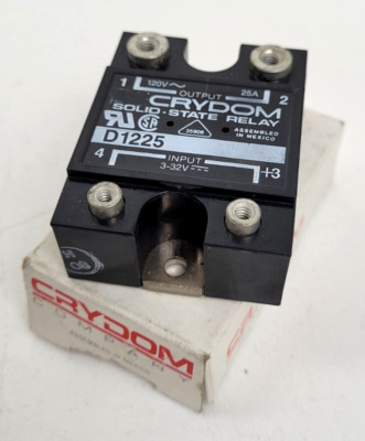 D1225 Crydom Solid State Relay 120V 25A *NEXT DAY OPTION* NEW