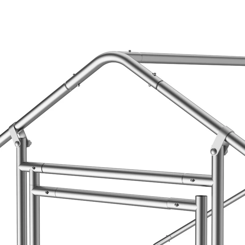 Large Walk in Pet Chicken Run Coop Cage Rabbit Hutch Ferret House w Cover 3x6x2m - image 4 of 4