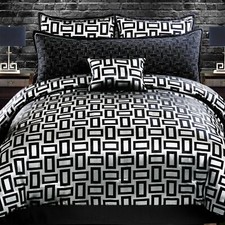 Riverbrook Home Elegant Collection Comforter Set Queen Kacy - Graphite/Black