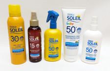 Soleil Sun Spray Lotion Mist Sunscreen Mixed Pack of 5