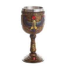 Pacific Giftware Ancient Egyptian Winged Horus Falcon Ceremonial Chalice Cup ...
