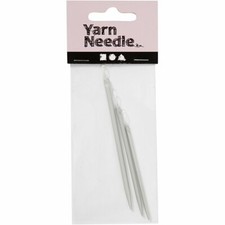 Creativ Company 42268 Yarn Needles for Wool, 6, 7 & 8.5 cm, 3 Assorted Sizes