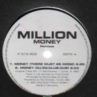 Million Money (Remixes) Vinyl Single 12inch EMI