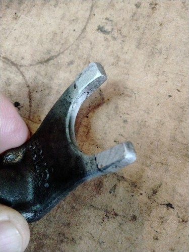 Honda XR75 right gearshift fork gear shift XR80 XR100 CRF100 CRF80 XL80 XL100 - Picture 2 of 7