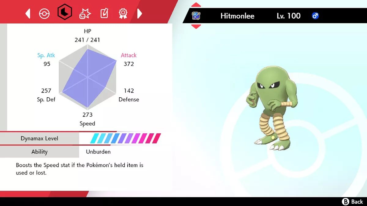 ✨ Shiny Hitmonlee ✨ Pokemon Sword and Shield Perfect IV🚀Fast Delivery🚀