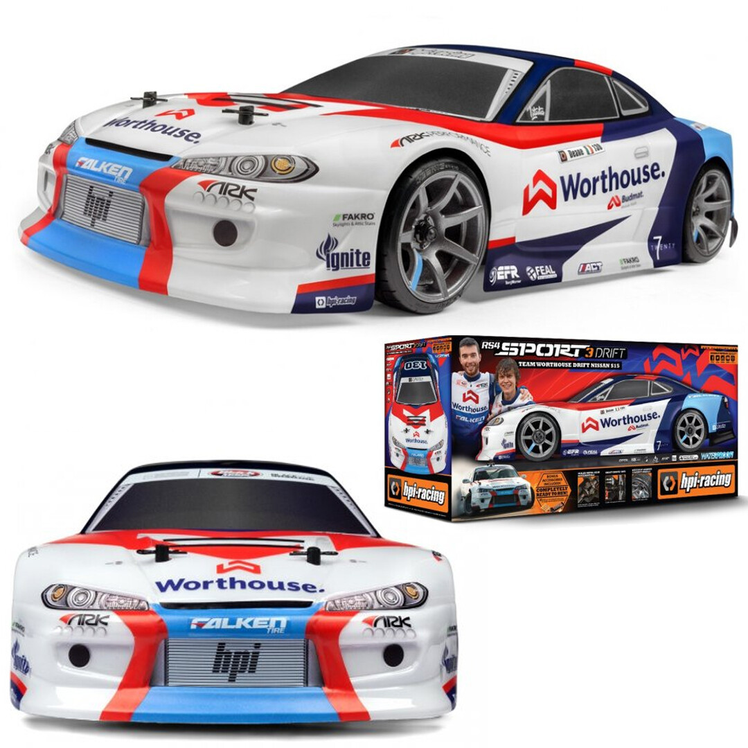 HPI PRO-D（4駆ドリフトラジコンシャーシ）& シルビアs15ボディ タミヤ RC限定シリーズ 1/12RC NISSAN シルビア (S15) (M-06シャーシ