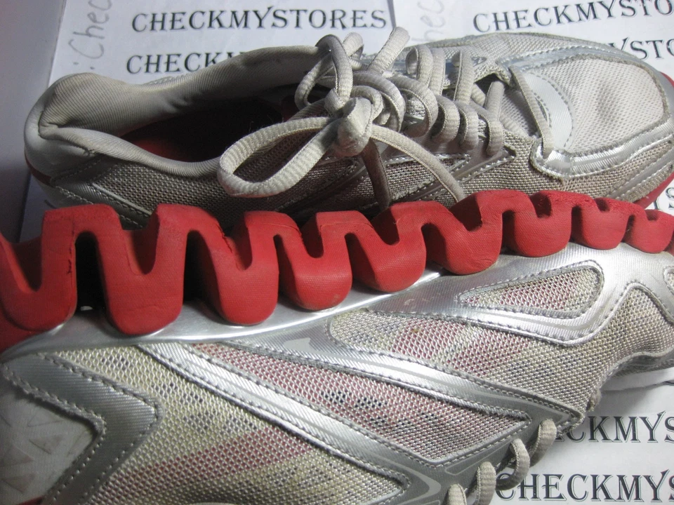 ZAPATOS INFORMALES PARA CORRER REEBOK ZIGTECH TECH ZIGSONIC LIGERAMENTE USADOS talla 6,5 jóvenes big k Foto 3 de 4