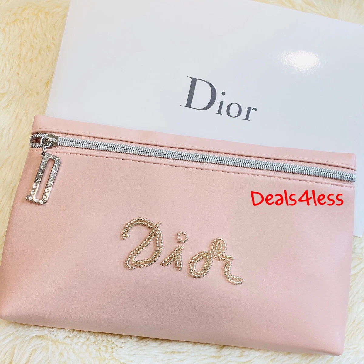 Dior cosmetic bag pink new arrivals
