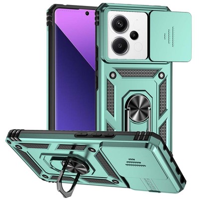 For Xiaomi 13 Pro 13 12 Note9 8 11 10 Note 12 Push Window Ring Holder Phone Case