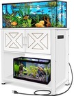 40 Gallon Tank Stand ,Turtle Tank, Double Terrarium Stand, 660Lbs Capacity,White
